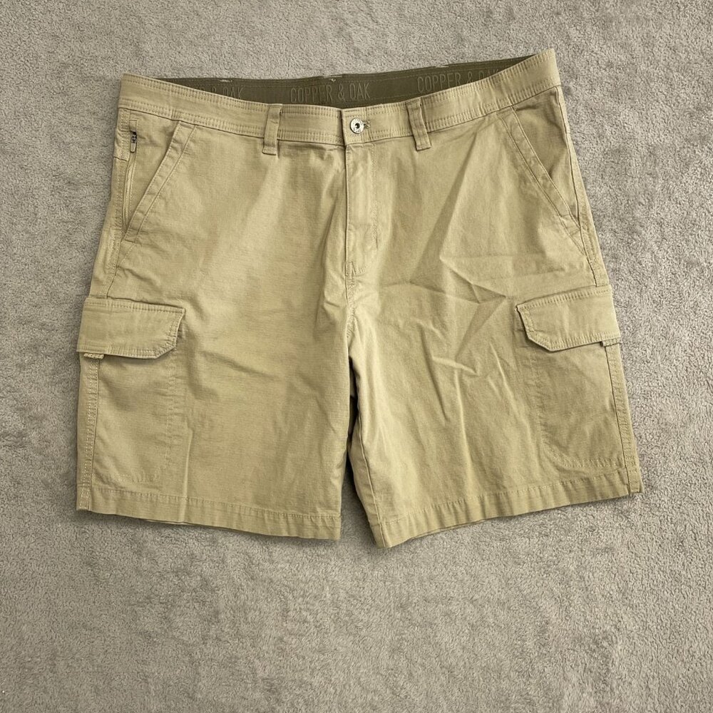Copper & Oak Men's Size 40 Cargo Shorts Khaki N0806